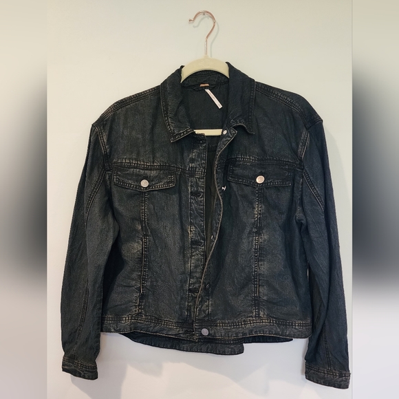 Free People Jackets & Blazers - Free People Black Jacket